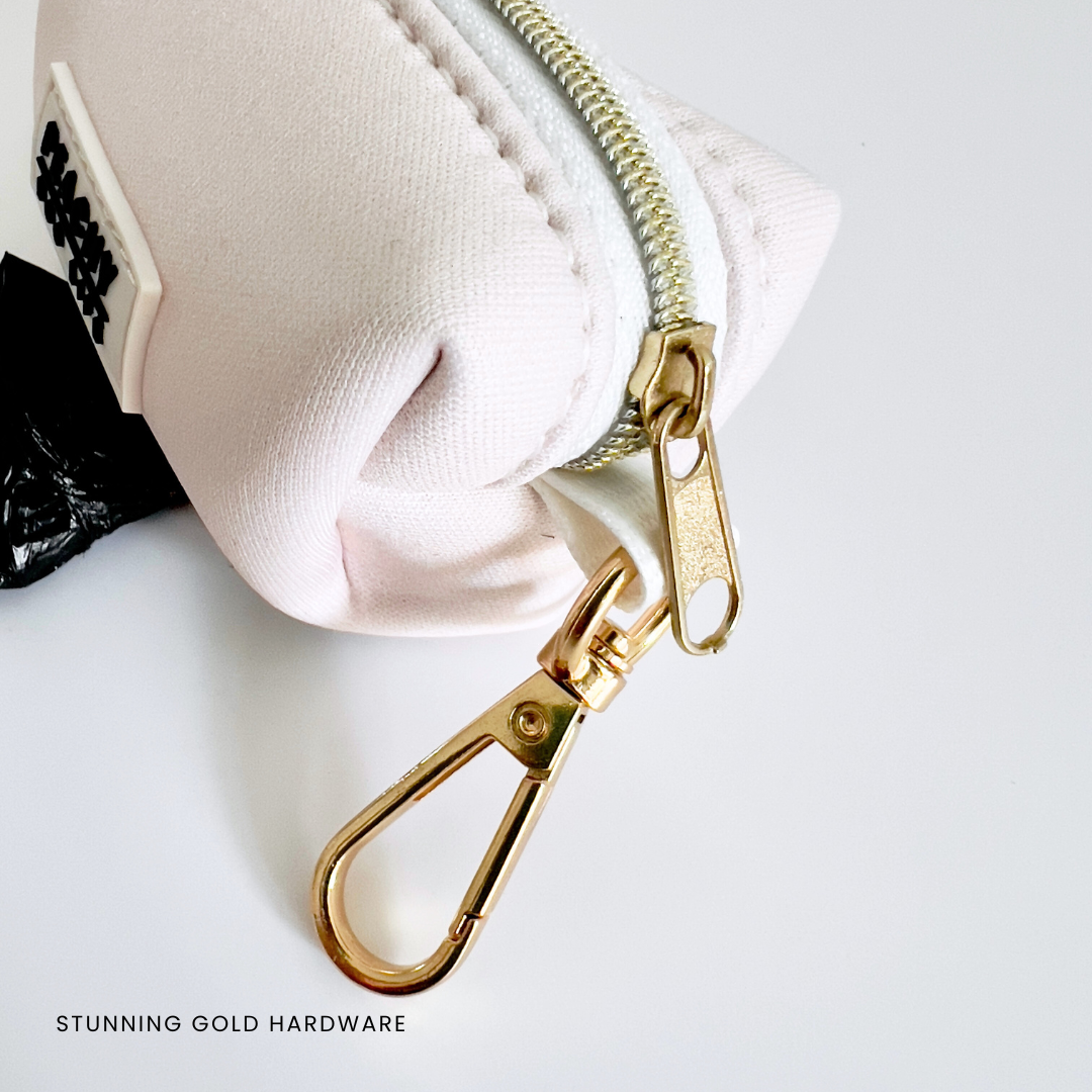 Ivory Cream Poop Bag Dispenser