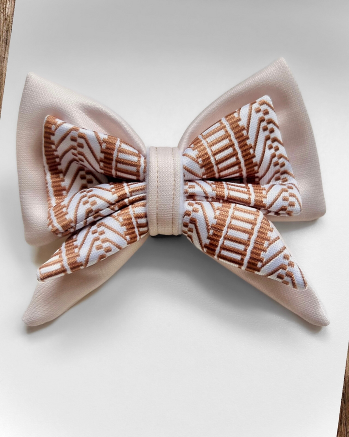 Handmade Bow - Ivory Cream
