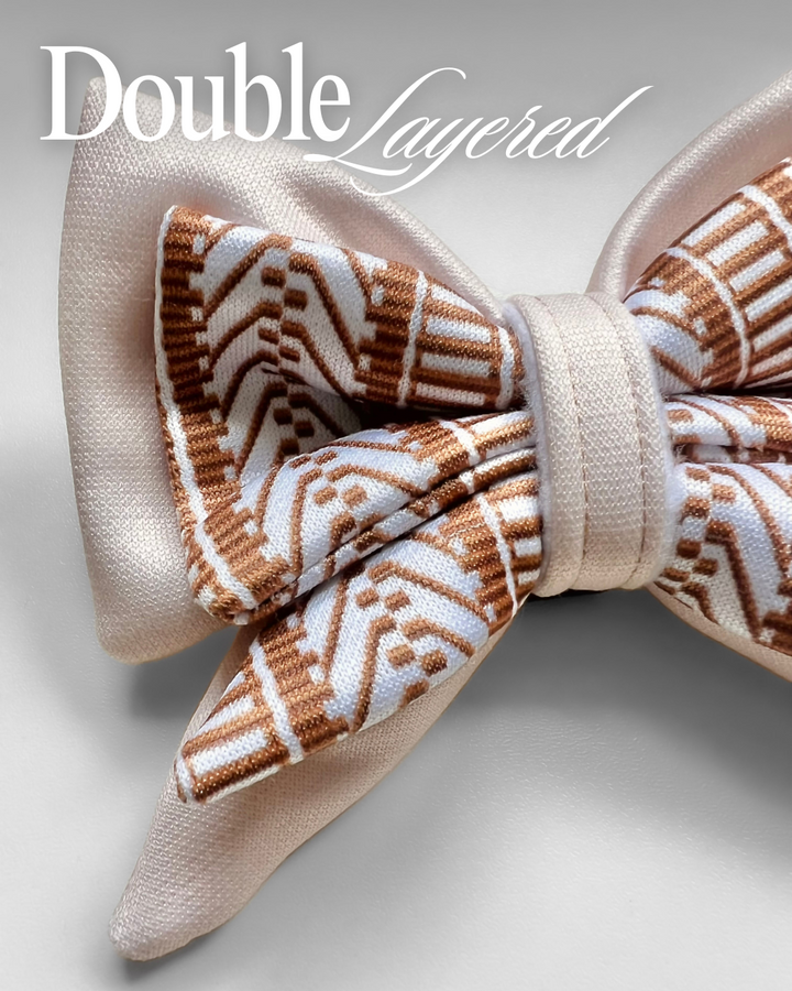 Handmade Bow - Ivory Cream