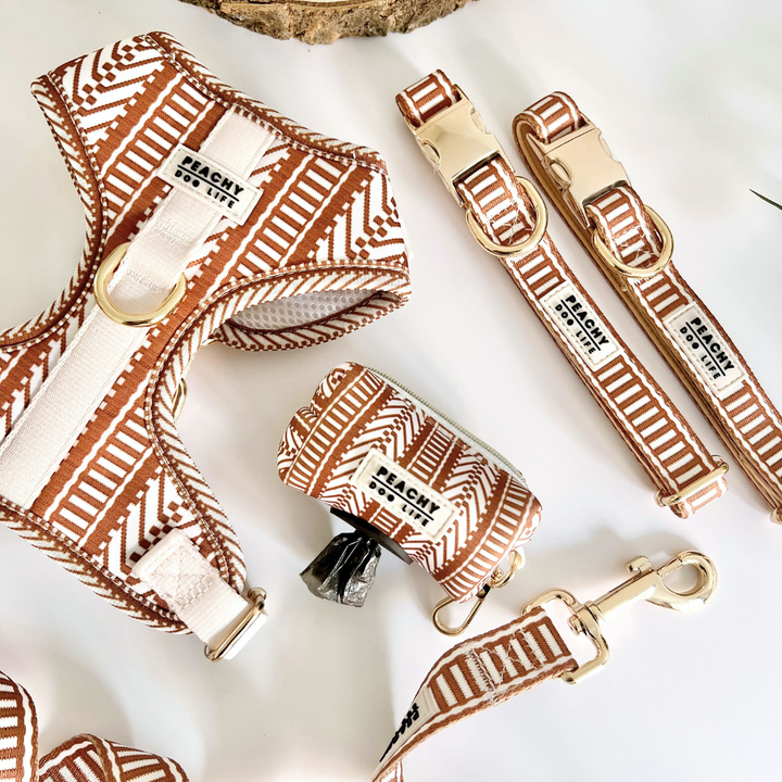 Ivory Spice Adjustable Dog Harness