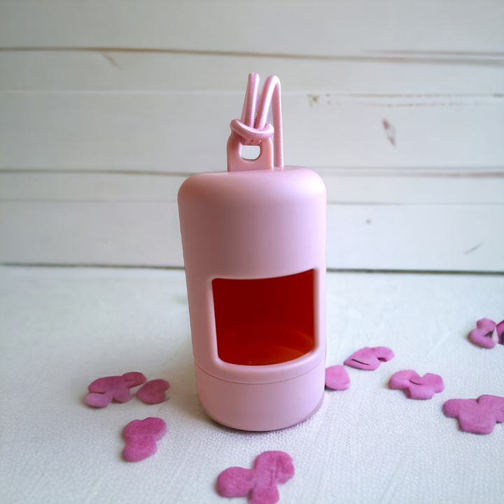 Poop bag dispenser pink